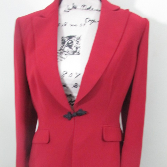 Tahari Jackets & Blazers - Tahari Jacket Womens Size 8 Red Burgandy